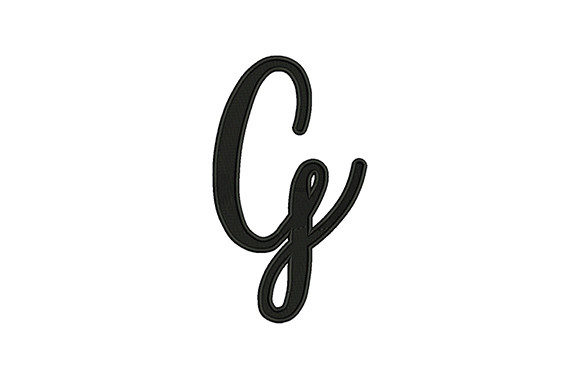 Alphabet G: A Versatile Embroidery Design for Back-to-School Projects
