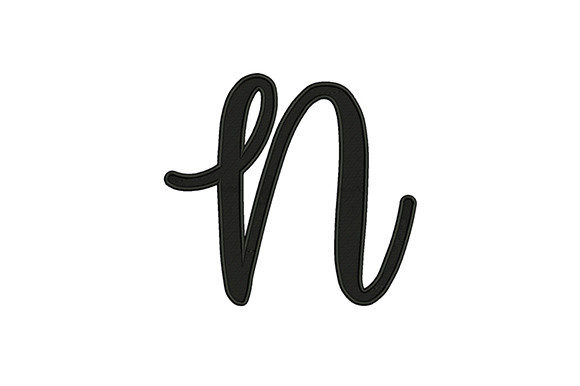 Alphabet N: Elegant Embroidery for Every Project