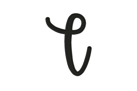 Alphabet T: A Versatile Design for Machine Embroidery
