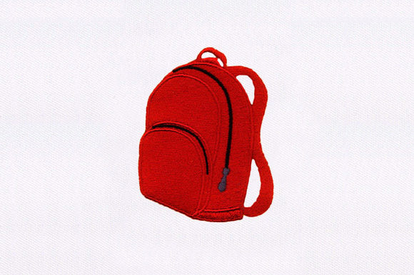 Backpack and Design Type Machine Embroidery Design Embroidery File Formats 10O, ART, CND, DSB, DST, DSZ, EXP, HUS, JEF, PCS, PEC, PES, TAP, VIP, VP3, XXX