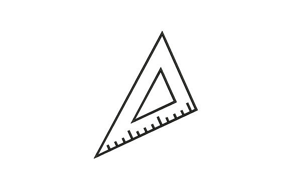 Geometric Scale for Creative Back-to-School Projects