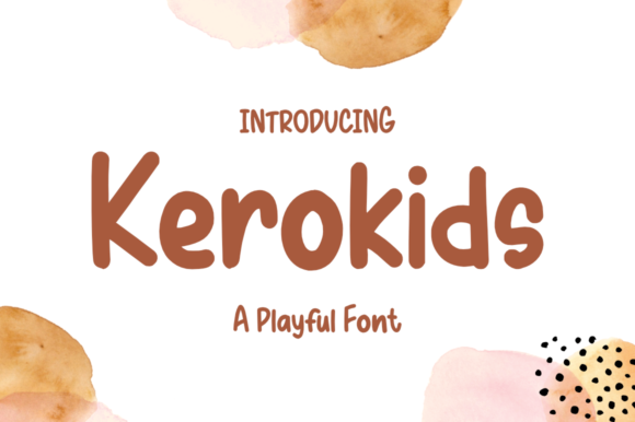 Kerokids: A Playful Font for Creative Projects