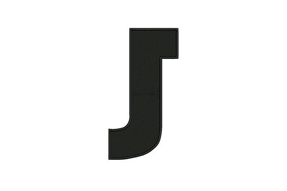 Letter J Embroidery Designs