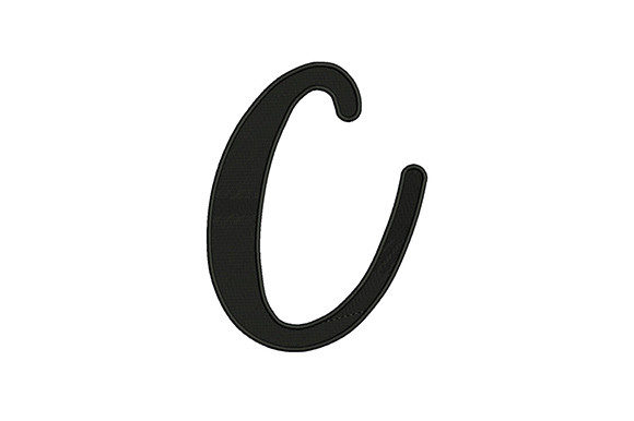 Lower Case Alphabet C: A Versatile Embroidery Design for Every Project