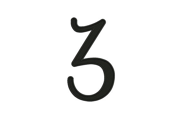 Number 3 Embroidery Design: A Versatile Choice for Back-to-School and Beyond