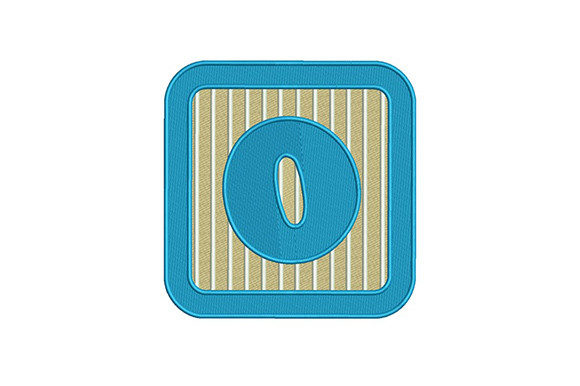 Number Zero: A Versatile and High-Quality Embroidery Design